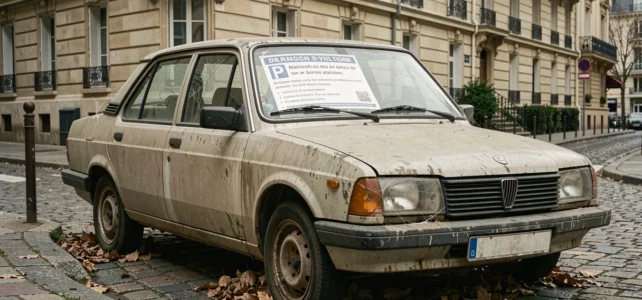 Voiture ventouse : que faire en cas de véhicule abandonné devant chez soi ?
